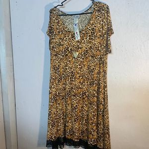 Urban rose plus size dress